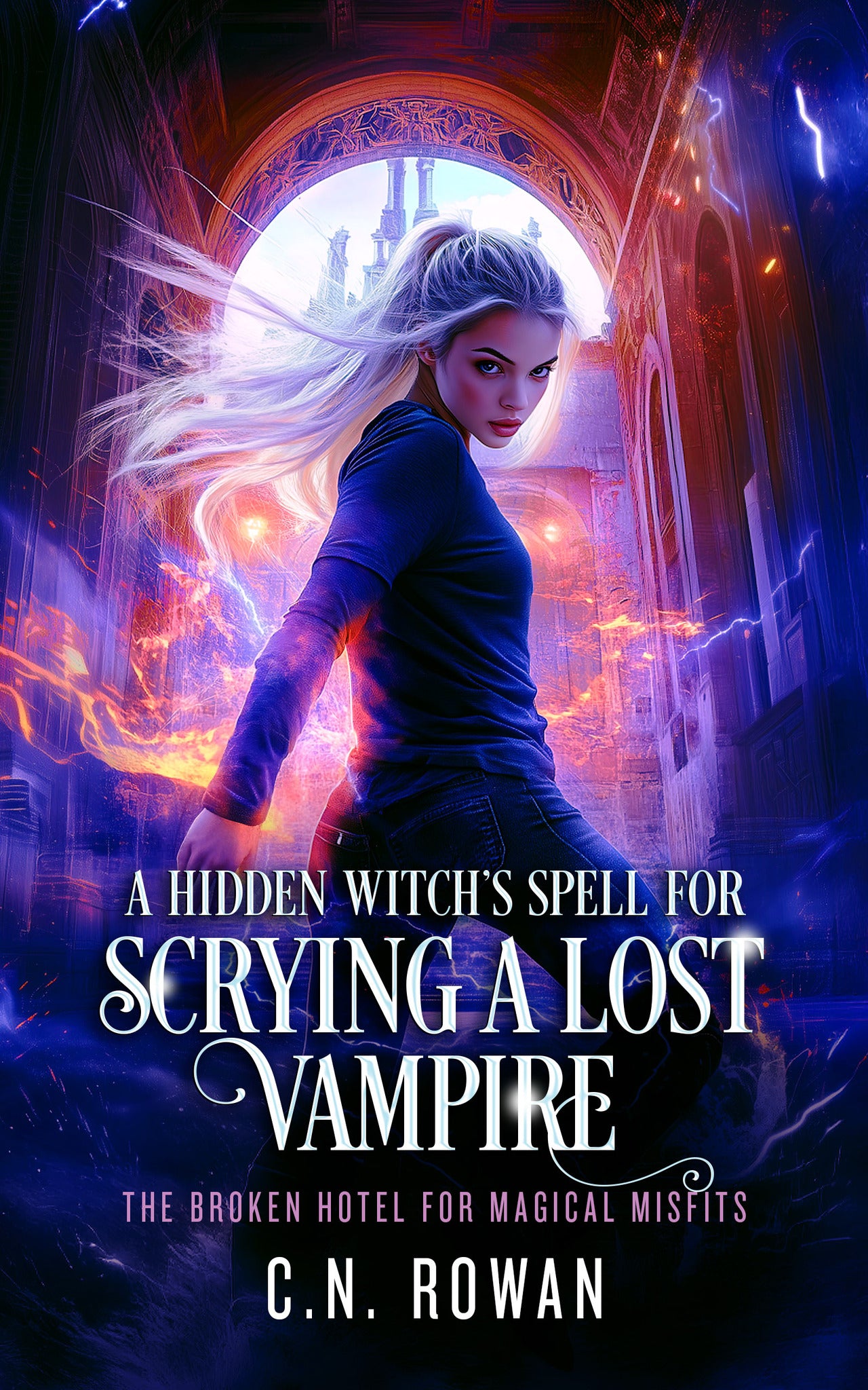 Cover image for A Hidden Witch's Spell For Scrying A Lost Vampire ISBN 9781036710262