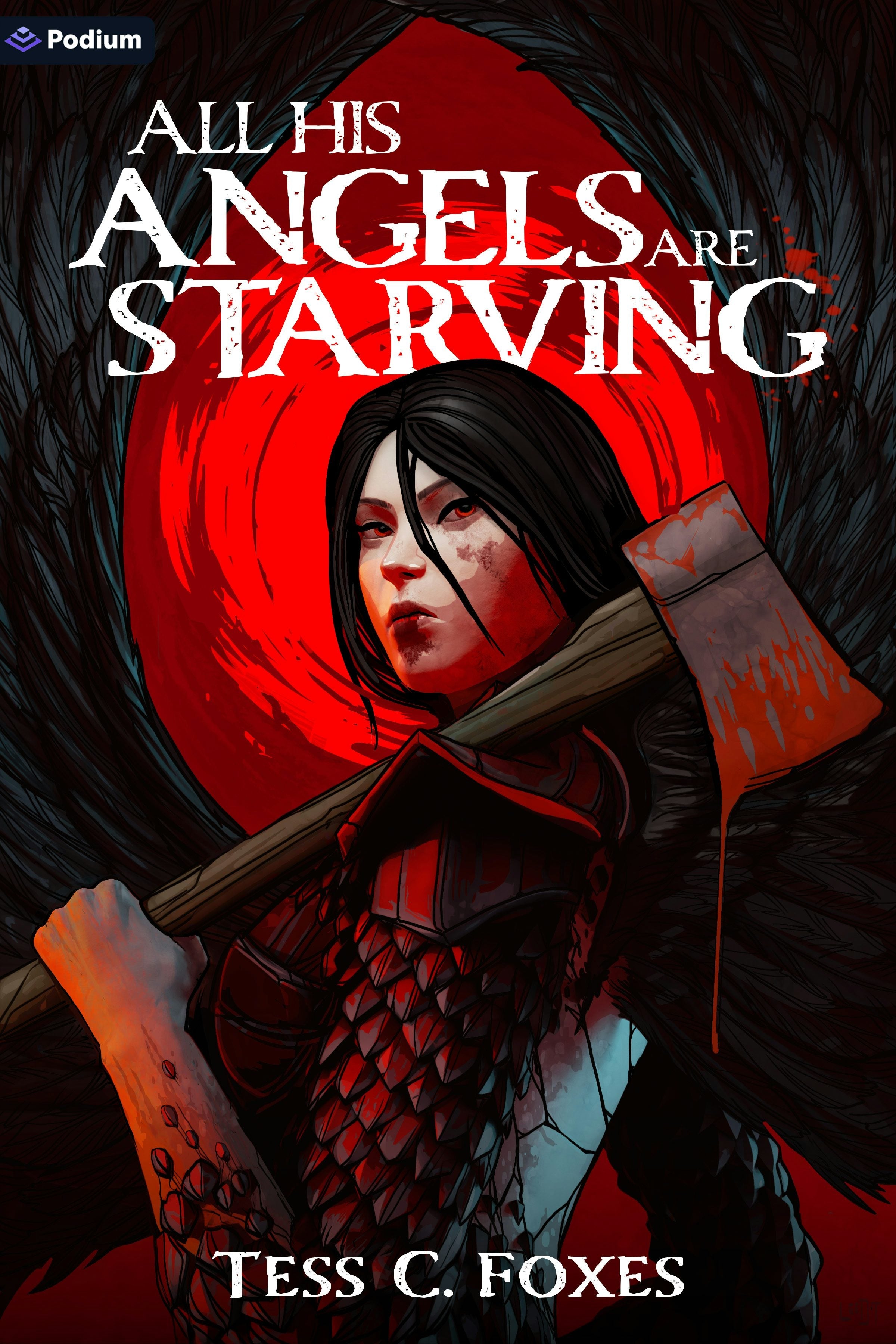Book cover image for All His Angels are Starving ISBN: 9781039481558