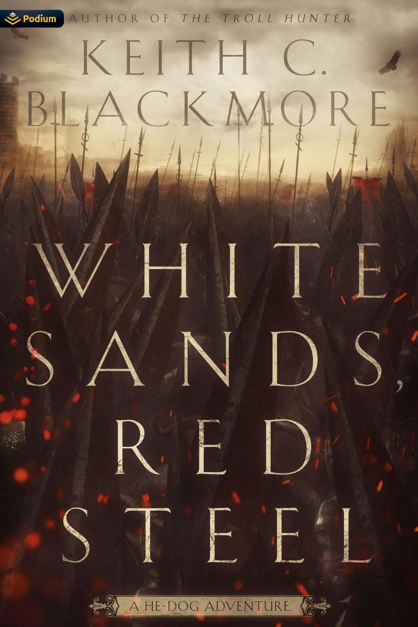 Book cover image for White Sands, Red Steel ISBN: 9781039483583