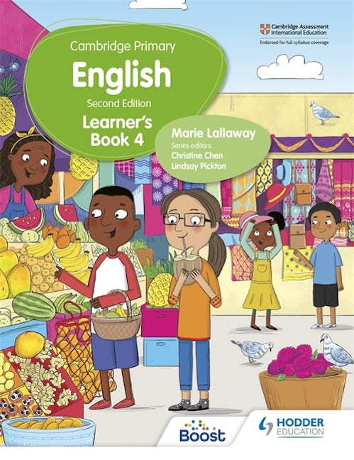 Book cover image for Cambridge Primary English Learner's Book 4 Second Edition ISBN: 9781398300279