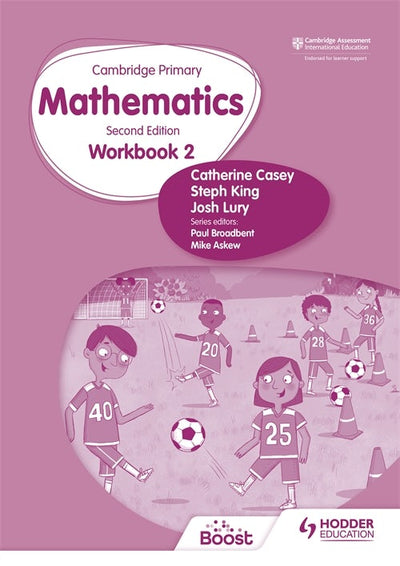 Cover image for Cambridge Primary Mathematics Workbook 2 Second Edition, isbn: 9781398301177
