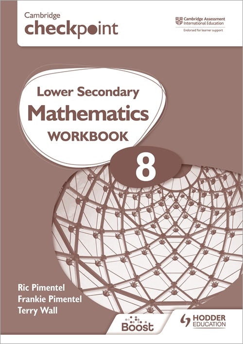 Book cover image for Cambridge Checkpoint Lower Secondary Mathematics Workbook 8 ISBN: 9781398301283