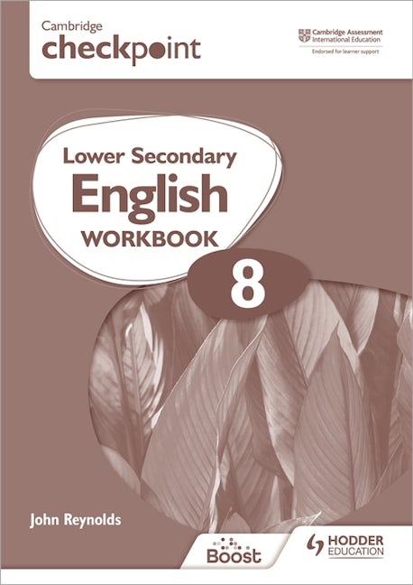 Book cover image for Cambridge Checkpoint Lower Secondary English Workbook 8 ISBN: 9781398301344