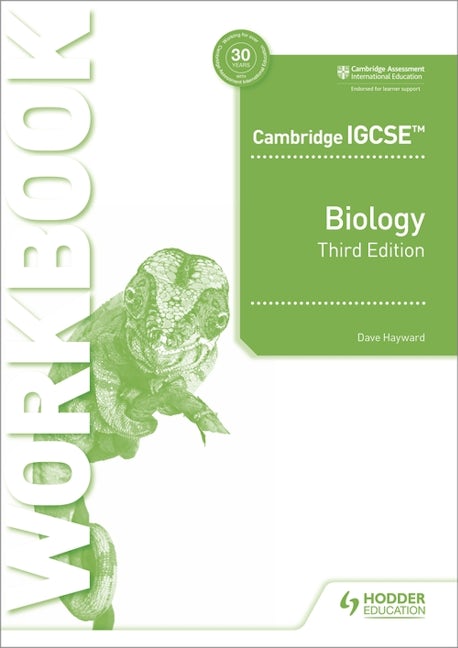 Book cover image for Cambridge IGCSE™ Biology Workbook 3rd Edition ISBN: 9781398310490