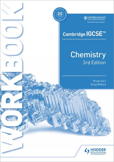 Cover image for Cambridge IGCSE™ Chemistry Workbook 3rd Edition, isbn: 9781398310537