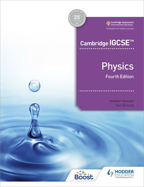 Book cover image for Cambridge IGCSE™ Physics 4th edition ISBN: 9781398310544