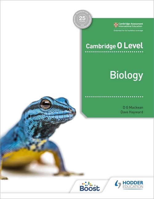 Book cover image for Cambridge O Level Biology ISBN: 9781398310582