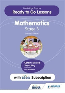 Book cover image for Cambridge Primary Ready to Go Lessons for Mathematics 3 Second edition with Boost subscription ISBN: 9781398351271