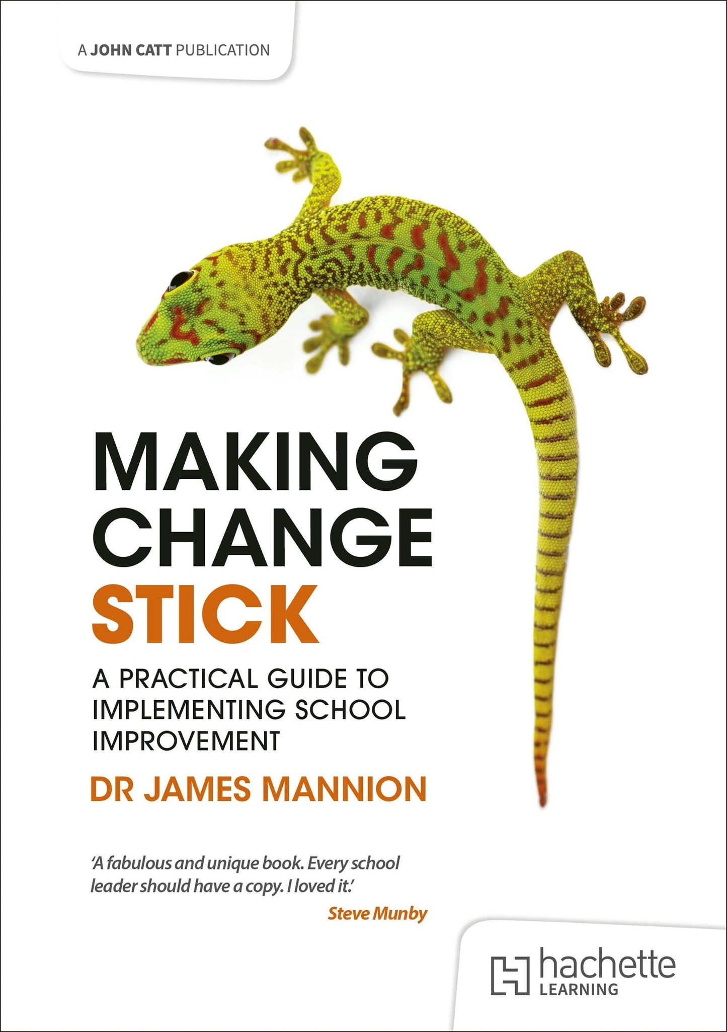 Book cover image for Making Change Stick: A Practical Guide to Implementing School Improvement ISBN: 9781398387485