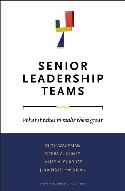 Cover image for Senior Leadership Teams, isbn: 9781422103364