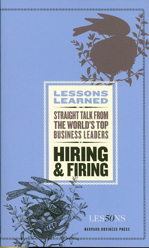 Cover image for Hiring and Firing, isbn: 9781422123089