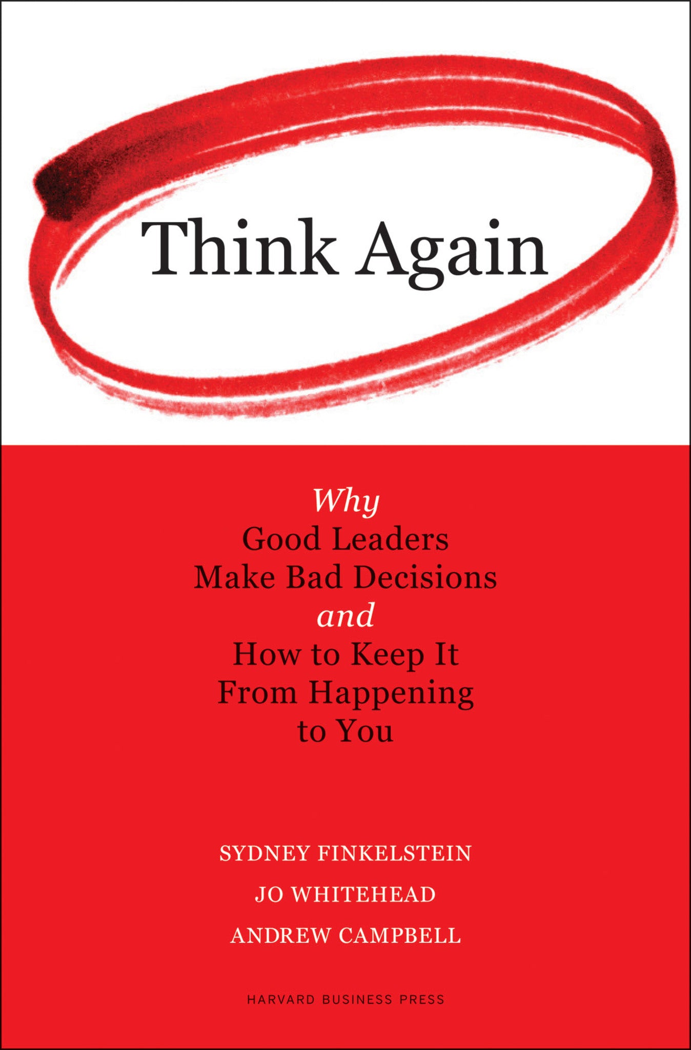 Cover image for Think Again ISBN 9781422126127