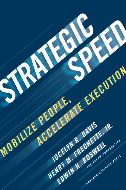 Book cover image for Strategic Speed ISBN: 9781422131527
