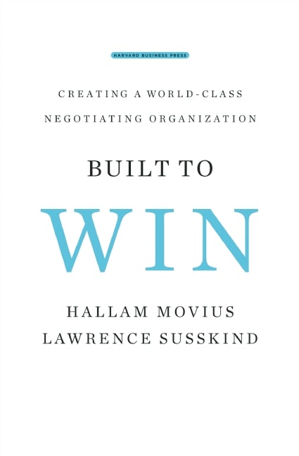 Book cover image for Built to Win ISBN: 9781422132067