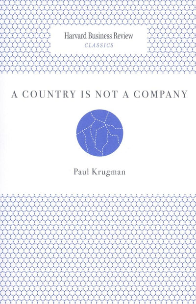 Cover image for A Country Is Not a Company, isbn: 9781422133408