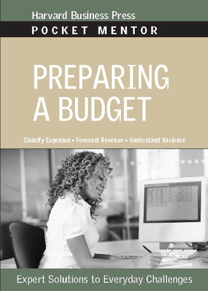 Book cover image for Preparing a Budget ISBN: 9781422136584