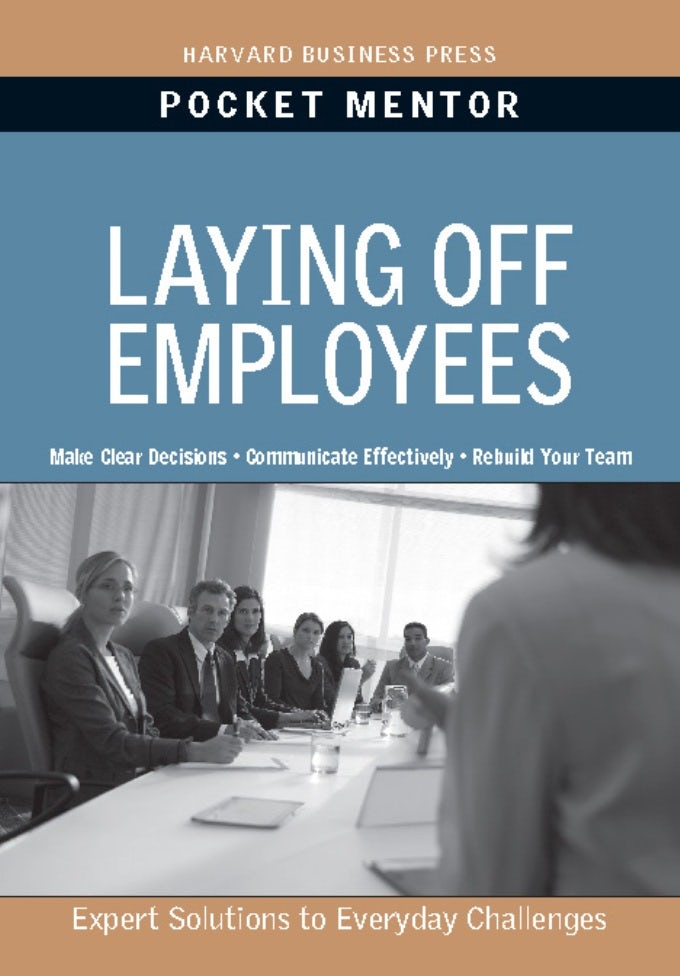 Book cover image for Laying Off Employees ISBN: 9781422152720