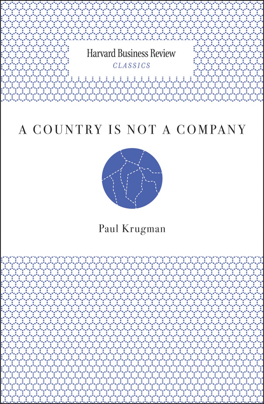 Book cover image for A Country Is Not a Company ISBN: 9781422155523