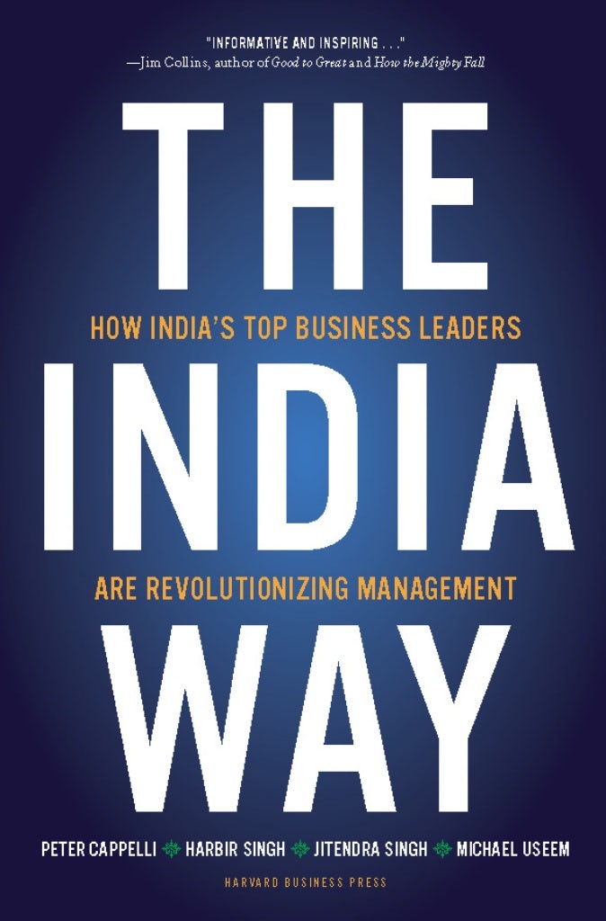Book cover image for The India Way ISBN: 9781422157848