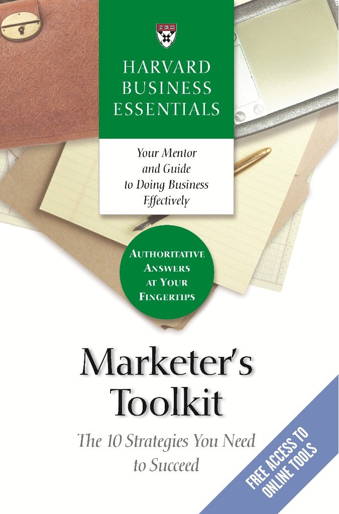 Book cover image for Marketer's Toolkit ISBN: 9781422160848