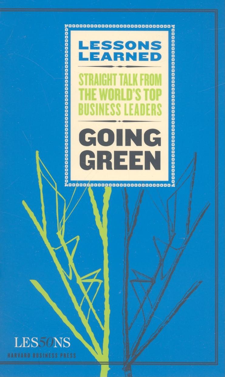 Book cover image for Going Green ISBN: 9781422162064