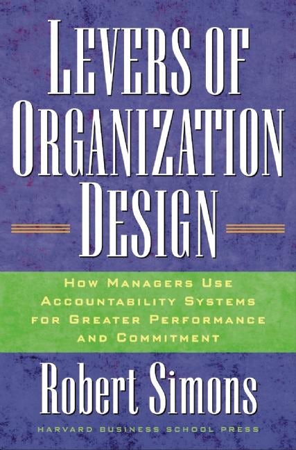 Book cover image for Levers Of Organization Design ISBN: 9781422163375