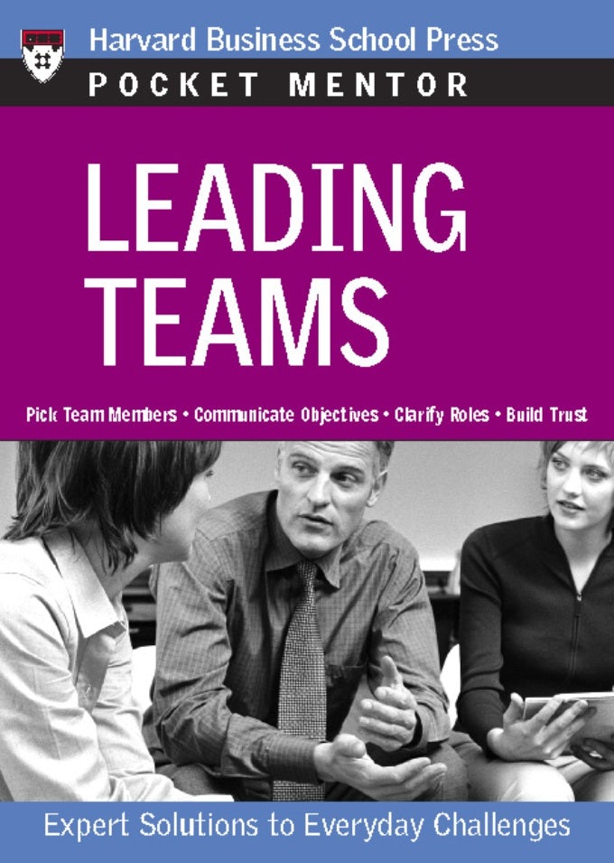 Book cover image for Leading Teams ISBN: 9781422163696