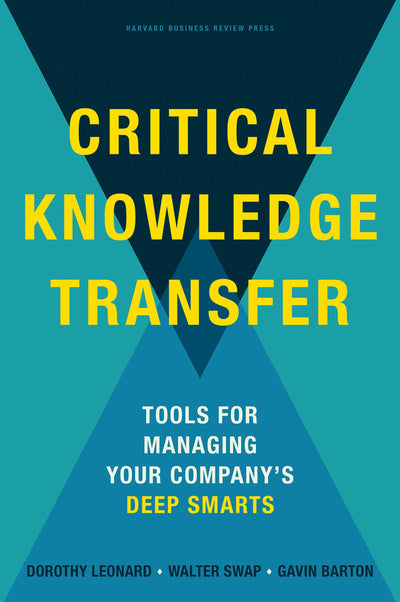 Cover image for Critical Knowledge Transfer, isbn: 9781422168127