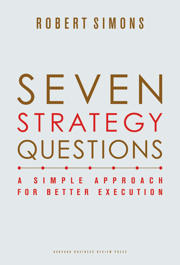 Cover image for Seven Strategy Questions, isbn: 9781422171639