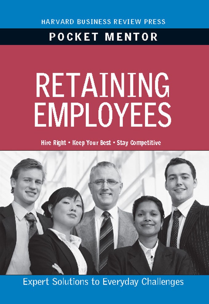Book cover image for Retaining Employees ISBN: 9781422172674