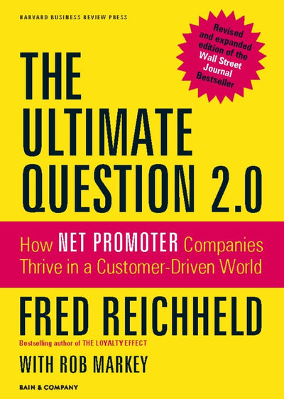 Cover image for The Ultimate Question 2.0 (Revised and Expanded Edition), isbn: 9781422173350