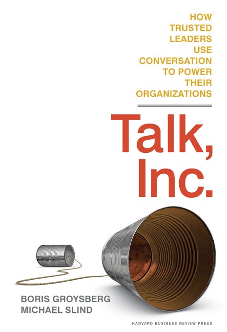 Book cover image for Talk, Inc. ISBN: 9781422183991