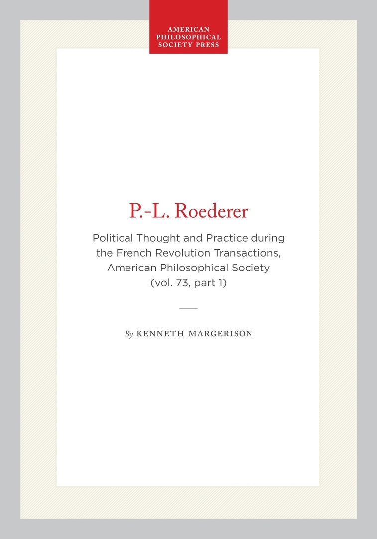 Cover image for P.-L. Roederer ISBN 9781422374634