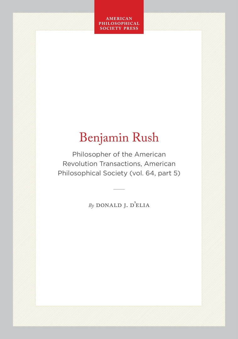 Cover image for Benjamin Rush ISBN 9781422375372