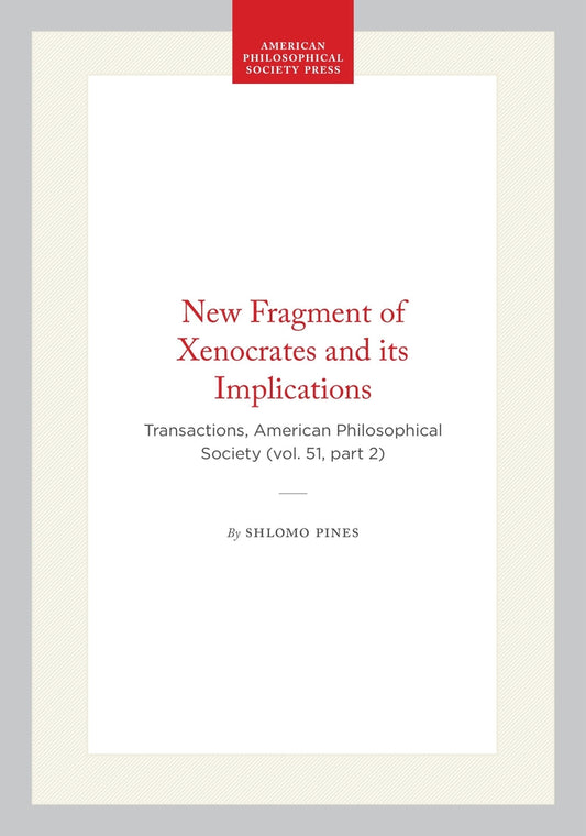 New Fragment of Xenocrates and its Implications
