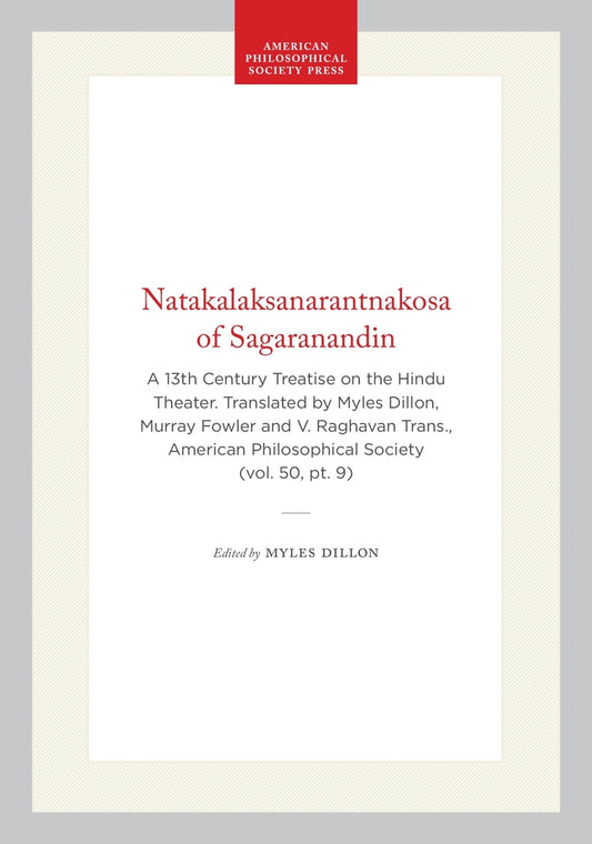 Natakalaksanarantnakosa of Sagaranandin