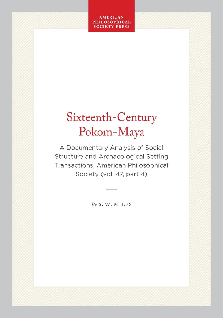 Cover image for Sixteenth-Century Pokom-Maya ISBN 9781422376751