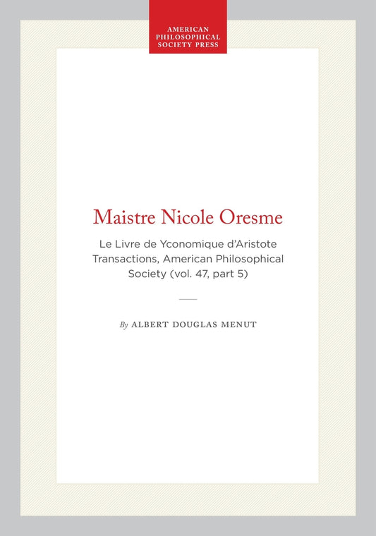 Maistre Nicole Oresme