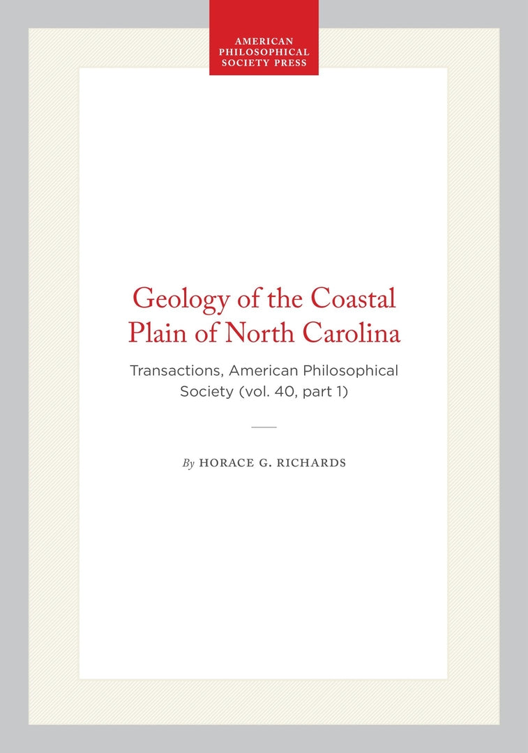 Geology of the Coastal Plain of North Carolina