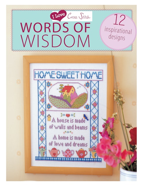 Book cover image for I LOVE CROSS STITCH - WORDS OF WI ISBN: 9781446303405