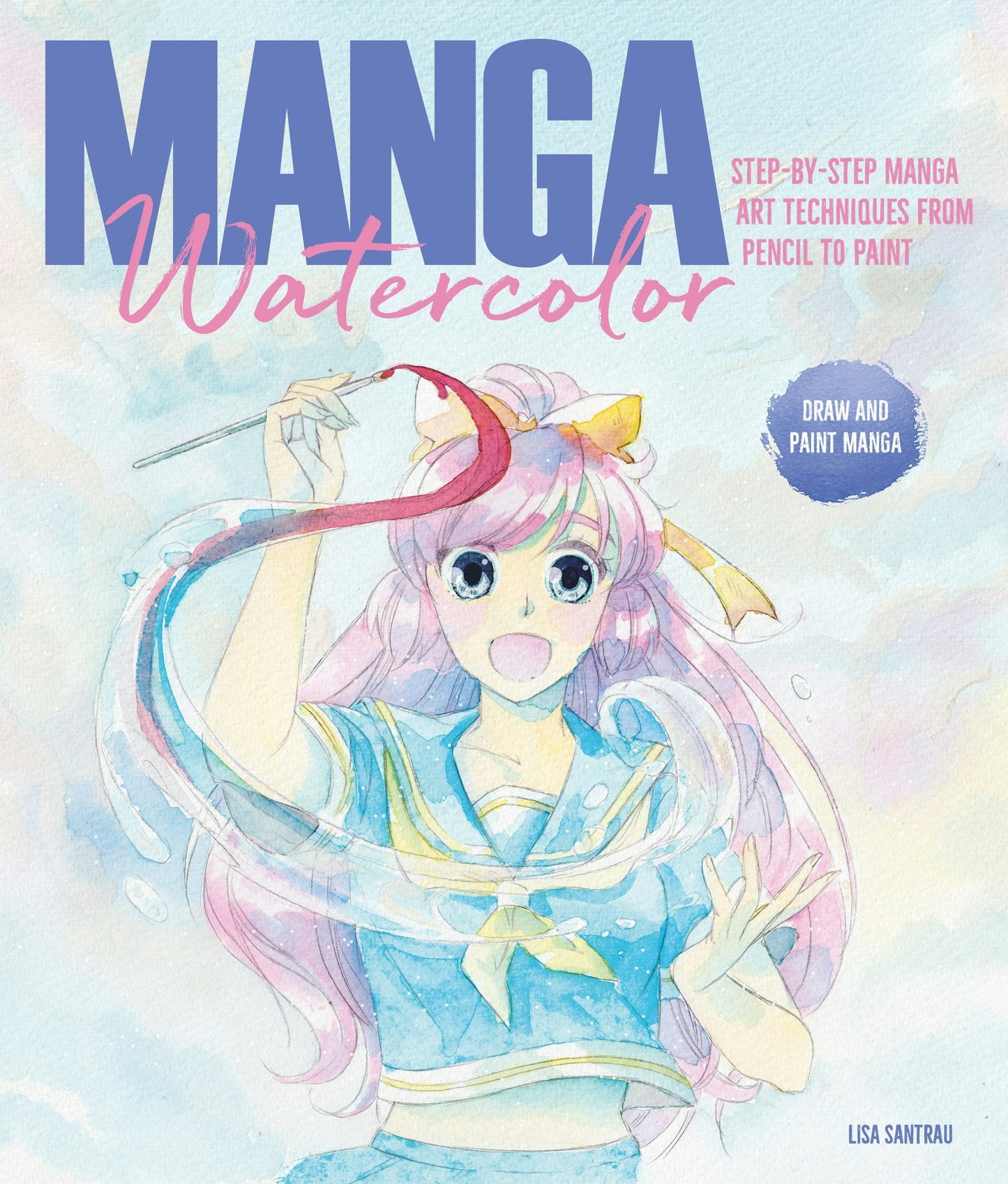 Book cover image for Manga Watercolor ISBN: 9781446308479
