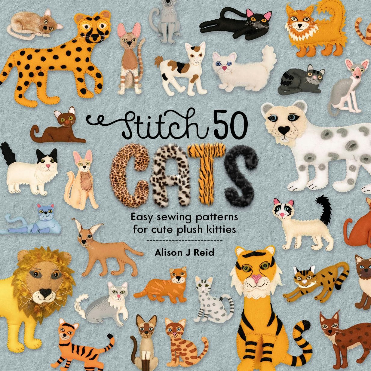 Book cover image for Stitch 50 Cats ISBN: 9781446308547