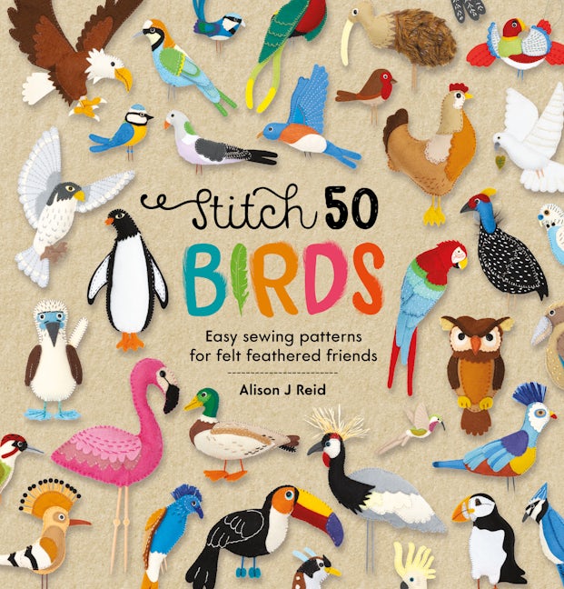 Book cover image for Stitch 50 Birds ISBN: 9781446309162