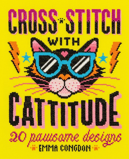 Book cover image for Cross Stitch with Cattitude ISBN: 9781446310571