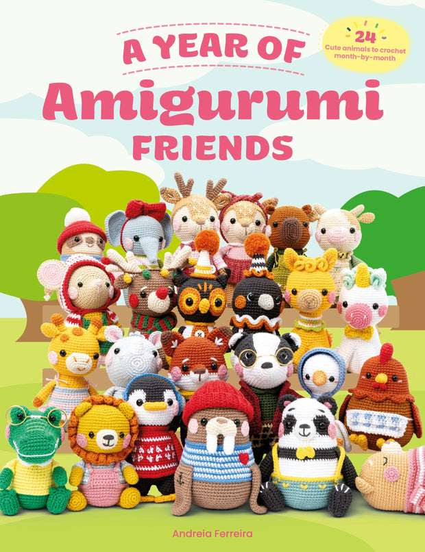 Cover image for A Year of Amigurumi Friends, isbn: 9781446314944
