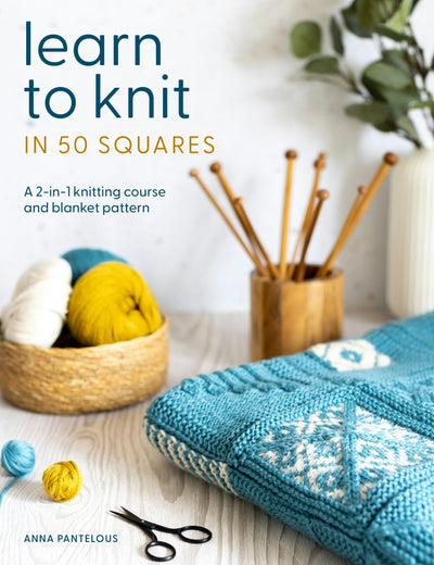 Cover image for Learn to Knit in 50 Squares, isbn: 9781446315149