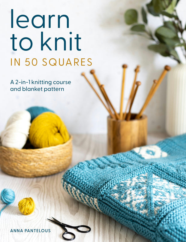 Cover image for Learn to Knit in 50 Squares, isbn: 9781446315149