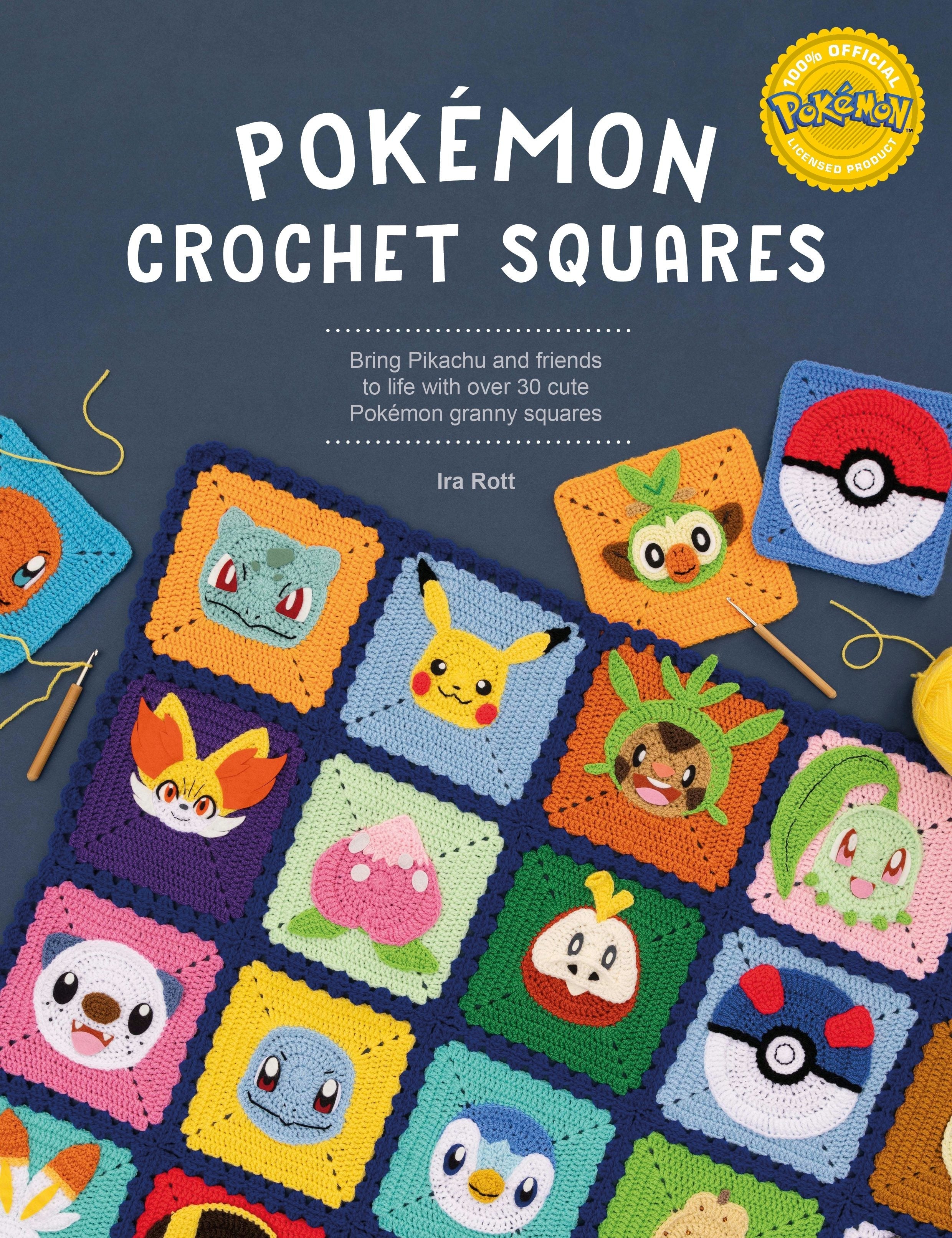 Book cover image for Pokémon Crochet Squares ISBN: 9781446315521