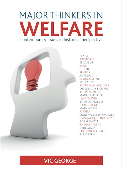 Book cover image for Major Thinkers in Welfare ISBN: 9781447305842