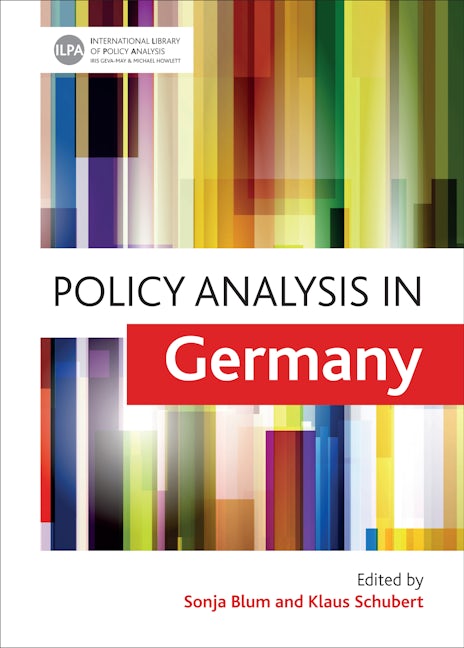 Book cover image for Policy Analysis in Germany ISBN: 9781447306252